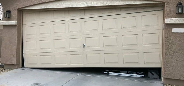 garage-door-bent-off-track-repair in Grimsby