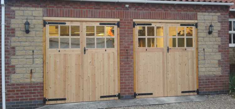 Side Hinged Wooden Garage Doors Grimsby