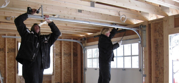 overhead garage door installation in Grimsby